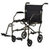 MEDLINE INDUSTRIES, INC. MDS808200F3S Medline Ultralight Transport Chair, Silver