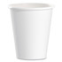 DART SOLO® 376W Single-Sided Poly Paper Hot Cups, 6 oz, White, 50/Pack, 20 Packs/Carton