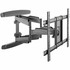 TIDY AESTHETIC: The flat panel TV wall mounting bracket w/ integrated cable management & optional black snap-on covers keeps cables organized; ideal for customer-facing digital signage  WIDE RANGE OF MOTION: Articulating & adjustable TV wall mount offers +/-90 deg. swivel, +2/-15 deg. tilt & +/-5in LCD screen level adjustment without the use of additional tools to ensure display is level  EXTENDING ARMS: Arms extend from 2.4in (57mm) to 20.4in (517mm) from the wall; With the length of the arms, center of the television display has an overall lateral range (left to right) of 34.6in (880mm)  COMPATIBILITY: Universal TV wall mount supports LG, Samsung, Sony, Sharp, and others (screws/spacers incl) & VESA hole patterns 200x100, 200x200, 200x300, 200x400, 300x200, 300x300, 400x200, 400x300, 400x400, 600x200, 600x300, 600x400  LARGE 70in TV WALL MOUNT: This heavy-duty TV wall mount supports VESA compatible displays (incl. curved TVs) up to 70 inch (99 lb/45 kg) w/ a durable full-motion steel frame and a powder-coated finish