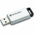 VERBATIM AMERICAS LLC 98666 Verbatim Store "n Go Secure Pro 64GB USB 3.0 Flash Drive, Silver