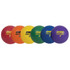 CHAMPION SPORTS CHSPX7SET  Rhino Poly Playground Ball Set, 7in, Assorted Colors, Set Of 6 Balls