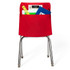 VICTOR TECHNOLOGY 19191 Victor Seat Sack Chair Cover Classroom Pack, 19in x 1/2in, Red, Pack Of 25 Covers