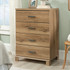 SAUDER WOODWORKING CO. 434920 Sauder Rosedale Ranch Modern Farmhouse Engineered Wood 4-Drawer Chest, 40-3/8inH x 29inW x 19-1/2inD, Timber Oak