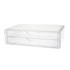 FLASH FURNITURE BEPB9393CLR Martha Stewart Brody Plastic Stackable Office Desktop Organizer Box With 2 Drawers, 2inH x 7-3/4inW x 12-3/4inD, Clear