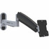 Durable construction. Crafted from high-quality steel, this bracket is designed to securely hold LCD displays ranging from 13in to 27in, supporting a maximum load weight of 14.98 kg. Its robust construction provides a reliable solution for mounting your TV or monitor.  Versatile positioning. With both swivel and tilt adjustments, this wall monitor mount offers a range of positioning options, allowing for optimal viewing angles and enhanced user comfort. Swivel adjustments up to 180 deg. paired with a tilt range of -15 deg. to 15 deg. ensure that the display can be easily adjusted to the viewers preference.  Easy installation. Designed for wall-mountable placement, this monitor arm simplifies the process of installing your display. With leveling adjustments from -2 deg. to 2 deg., it ensures a perfectly level position for your TV or monitor, enhancing your viewing experience.