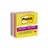 Whether jotting down your daily to-dos, brainstorming big ideas, studying or setting reminders, colors and ideas are always brighter together. These sticky notes feature 2X the sticking power. They also stick and re-stick - allowing you to move your notes with you throughout your day. They"re ideal for walls, doors, windows and other vertical surfaces, and like all Post-it Notes, they stick securely yet remove cleanly without damage. Keep your ideas across your notebooks, classroom books, calendars or other documents. No tape or tacks are needed with adhesive notes, saving you money and time on office products or school supplies. A great memo pad, these are ideal for using for notes or reminders to yourself or others. Post-it Super Sticky Notes are the perfect solution for shopping lists, reminders, notes on computer screens, time tracking, to-do lists, marking cables, color-coding documents, reminding kids to do chores, storyboarding, scratch paper and agile processing.  EXPERIENCE THE POWER OF 2X STICKINESS: Post-it Super Sticky Notes offer twice the sticking power of basic sticky notes, ensuring they stay put and wonT fall off  STICK AND RESTICK ANYWHERE: These notes adhere firmly to walls, windows, doors, and other vertical surfaces, allowing you to move your reminders with ease  VERSATILE AND ESSENTIAL: Post-it Super Sticky Notes are the perfect solution for shopping lists, reminders, to-do lists, color-coding, labeling, family chore reminders, brainstorming, storyboarding, and quick notes  VARIOUS SIZES AND SHAPES: Available in different sizes, with or without lines, to cater to your specific needs  EYE-CATCHING COLORS: Vibrant and colorful reminders are more likely to grab attention and be noticed  EXPLORE OUR COLLECTIONS: With 11 color collections, the Post-it Brand offers a wide range of options to suit every style and preference, whether at home, in school, or at the office  ENHANCE YOUR NOTE-TAKING EXPERIENCE: Download the free Post-it App on your smartphone or tablet to enjoy the simplicity and convenience of Post-it Notes anytime and anywhere  Made in the USA with Globally Sourced Materials  GET ORGANIZED: Each pack includes 6 pads of 4 in. x 4 in. lined notes, with 90 sheets per pad, great for stocking up your office, work area, or classroom  INTRODUCING THE SUMMER JOY COLLECTION: Share the warmth of the summer sunshine memories all year long with these colors from the Summer Joy collection. This could be a pack of Power Pink, Yellow, and Washed Denim  TRUST THE ORIGINAL CREATOR: Made in the USA with globally sourced materials, the one and only Post-it Note was invented over 40 years ago by the Post-it Brand  SUSTAINABILITY: Post-it Super Sticky Notes can be recycled