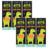 EDUCATORS RESOURCE EU-843232-6 Eureka Bookmarks, 2in x 6in, Dinosaur Take A Bite Out Of A Good Book  36 Per Pack, Set Of 6 Packs