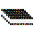 EDUCATORS RESOURCE CTP10940-6 Creative Teaching Press Name Plates, 3-1/4in x 9-1/2in, Bright Colorful Stars on Black, 36 Name Plates Per Pack, Bundle Of 6 Packs