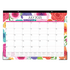 BLUE SKY THE COLOR OF IMAGINATION LLC 100157-A26 2025-2026 Blue Sky Desk Pad Planning Calendar, 17in x 22in, Mahalo, July 2025 To June 2026, 100157