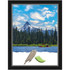 UNIEK INC. A42707345836 Amanti Art Eva Black Silver Picture Frame, 21in x 27in, Matted For 18in x 24in