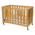 COVERPLAY 212CADEN-N  Caden Compact Wood Crib, 27inH x 36inW x 40inD, Natural