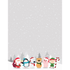 MASTERPIECE STUDIOS 2019120 Great Papers! Holiday-Themed Letterhead Paper Stationery, 8-1/2in x 11in, Winter Friends, Pack Of 80 Sheets