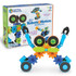 These robots really twist, turn, and move! Kids can design and build the STEM robots of their dreams with Gears! Gears! Gears! Robots in Motion from Learning Resources.  This 110-piece robotics building set inspired by our best-selling Gears! Gears! Gears! series includes all-new special components for designing and building robots, cars, and machines that move and transform.  Kids can follow along with the included STEM Activity Guide, or use their imaginations to devise open-ended builds of their own-with 116 pieces, they can add rolling treads, spinning eyes, and more!  Every time they build a new robo-creation, kids also boost their early engineering, critical thinking, and other essential STEM skills.  All pieces included in Gears! Gears! Gears! Robots in Motion work with all other Gears! building sets, so the possibilities are as fun as they are limitless!