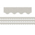EDUCATORS RESOURCE TCR77017-3 Teacher Created Resources Scalloped Border Trim Packs, 35', Silver Glitz, Set Of 3 Packs