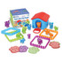 Its a pooch sorting party, and kids are invited to build early sorting and critical thinking skills with the Sort-"Em-Up Pups! set from Learning Resources. This set includes 36 colorful, unique toy dogs, each with different combinations of sizes, colors, and spots, making it fun for children to sort by 6 different attributes. The set also features a dog house for imaginative play, and all pieces can be conveniently stored inside for easy clean-up.  Build preschool sorting and matching skills with these fun puppy pals  36 toy dogs, each with unique attributes such as size, color, and spots  Sort by 6 different attributes, including color, ear shape, and spots  Includes a dog house for imaginative play and additional fun  Pieces store easily inside the dog house for quick clean-up  Suitable for ages 3 and up