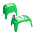 Create a work space, play area or craft spot in your classroom with a LapGear Turtle Table. This dynamic table boasts 2 built-in storage wells for art supplies, games, toys, paperwork and other essentials.  Made from durable polypropylene.  Boasts 2 built-in storage wells.  Features an interior channel.  Stack and store design to conserve space.  Surface is easy to clean.  Weight capacity tested to support 150 lb.  Backed by the manufacturers 5-year limited warranty.