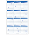 R & R VENTURES J0210 ComplyRight Desk Calendar Planner, 2-Sided. 11in x 17in