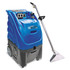 Easy-fill 12-gallon detergent solution tank features a Quick-Dump 12-gallon recovery tank. Powerful 100 psi solution pump delivers a steady supply of extracting solution to the carpet. Dual high-velocity vacuum motors with over 160-inch of lift. Powerful water pickup suction allows carpet to dry faster while the motor stays cooler with innovative air flow design. 25-feet vacuum and solution hoses-cleans 600 sq. ft. without moving the extractor. Semi-pneumatic 10-inch transport wheels for easy stair climbing. Includes strong, steel wand with 9-inch vacuum head and single spray jet.  Easy-fill 12-gallon detergent solution tank with Quick-Dump 12-gallon recovery tank.  Powerful 100 psi solution pump delivers a steady supply of extracting solution to the carpet.  Powerful water pickup suction allows carpet to dry faster while the motor stays cooler with innovative air flow design.  25-feet vacuum and solution hoses clean 600 sq. ft. without moving the extractor.  Semi-pneumatic 10-inch transport wheels for easy stair climbing.  This product is heavy and/or oversized and may need more than one person to handle.