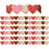 Add a decorative touch almost anywhere with the Eureka Extra Wide Deco Trim Packs. These extra wide acid-free paper strips can be used as borders on bulletin boards, doors and more.  Made of acid-free paper.  Extra wide design.  Helps liven up your classroom, bulletin boards and more.  Valentines Day-themed heart cookies design.