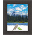 UNIEK INC. A42707345421 Amanti Art Picture Frame, 14in x 17in, Matted For 11in x 14in, Rustic Plank Espresso Narrow