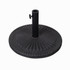 FLASH FURNITURE GMWLB49014ABK  Kona Universal Cement Patio Umbrella Base with Sunburst Patterned Weatherproof Plastic Polymer Coating, Black
