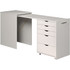 TRENDFURN LLC 125-001 Trendfurn Volterra 22-1/5inW Extendable Desk, White