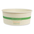Use these World Centric NoTree Wide Paper Bowls to let customers enjoy soup, salad and more. The wide bowls are made using sugarcane bagasse and bamboo and are great for hot or cold dishes.  Can handle hot and cold food.  Made from sugarcane bagasse and bamboo for an eco-conscious alternative.  Bio-lining is made from plants and creates a barrier against moisture.  Freezer and microwave safe.
