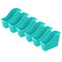 EDUCATORS RESOURCE STX71114U06C-6 Storex Small Book Bins, 8-1/2inH x 4-1/2inW x 11-3/4inD, Teal, Pack Of 6 Bins