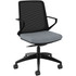 HNI CORPORATION HCLQT.W0.TC2.F.S.IM.APX25.NL.S HON Cliq Ergonomic Mid-Back Light Task Chair, Basalt/Black