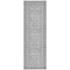 LETs GEL, INC. 107-1-10836-BPVG GelPro Nevermove Bella Area Rug, 36in x 108in, Gray