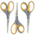 Start your next art project with the Westcott 8in Titanium Scissors. The titanium blades offer lasting durability, while the rubber handles provide comfort.  Titanium blades provide lasting performance.  Corrosion resistant offers durability.  Rubber handles deliver ergonomic comfort.