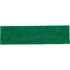 RUBBERMAID 2132431CT  Commercial Adaptable Microfiber Flat Mop Pads, 19-1/2in x 5-1/2in, Green, Pack Of 12 Pads
