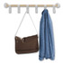 SAFCO PRODUCTS 4264WH Resi Coat Wall Rack, 6 Hook, 36.25w x 4.25d x 6h, White