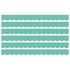 Bring some style to your classroom walls with these Carson Dellosa Education Scalloped Borders. These borders have a straight edge for design continuity and can be mixed and matched to create interesting and varied combinations.  Made from paper.  Straight edges provide design continuity.  Mix and match with other borders for unique designs.  Sold as 6 packs for a total of 78 strips (234ft).