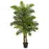 NEARLY NATURAL INC. T1524 Nearly Natural Areca Palm 72inH Artificial Plant With Planter, 72inH x 22inW x 22inD, Green/Black