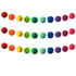 EDUCATORS RESOURCE CD-107008-3 Carson Dellosa Education Pom-Pom Garlands, 12', Rainbow, Pack Of 2 Garlands, Set Of 3 Packs