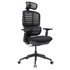 The flexible, agile design of the WorkPro Momentum Mesh Active High-Back Chair is responsive throughout a wide range of movement and positions from top to bottom. The 3D headrest of the mesh office chair is adjustable for height, depth and left and right positioning. The 4D arms adjust up and down as well as forward and back, pivot inward and outward and adjust for width. When leaning to the left or right, the active back of the high-back office chair moves with you for body support and stability, reducing negative tension. The adjustable lumbar support mechanism offers up to 9 positions for optimum comfort in any posture. The office chair with a headrest features a seat that offers a molded cushion plus high-density foam with a memory layer on top.  Ergonomic design with 9-position adjustable lumbar support allows for all-day comfort.  Recommended for professional use 8-10 hours per day.  Weight capacity tested to support 275 lb.  Synchronous tilt with 4-position locking and seat glide mechanism.  Adjustable seat height and recline.  Removable 3D headrest is adjustable for height, depth, and left & right position.  Built-in casters.  Backed by the manufacturers limited lifetime warranty.  Assembly required.  Eco-conscious choice - has one or more meaningful eco-attributes or eco-labels.  GREENGUARD certified - certified for low chemical emissions: UL.COM/GG - UL 2818. Ranked in two tiers: Certified and Gold.  ANSI/BIFMA Compliant - This product has been tested and verified for compliance with rigorous performance requirements and safety standards related to specific furniture products.  Less harsh chemicals - made with fewer harsh chemicals, or safer chemicals than typical alternatives, helping  reduce your use of and exposure to substances that may be more harmful to your health and the environment.