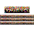 Decorate your classroom with the Teacher Created Resources Straight Rolled Border Trim. Made with tough paper material, this trim gives your room a fun, colorful look.  Paper can withstand the whole school year.  Can be mixed and matched with other border trim for a unique look.  Rolls can be cut to the desired size.  Design has colorful confetti on black background.