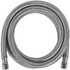 SELA PRODUCTS, LLC IM84SS Certified Appliance Accessories Braided Stainless Steel Ice Maker Connector - 84in - Silver, Stainless Steel - Polyester, Polyvinyl Chloride (PVC), Stainless Steel, Vinyl