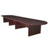 REGENCY SEATING, INC. LCTRT21652MH Regency Legacy Melamine Oval Conference Table, 29inH x 216inW x 52inD, Mahogany