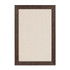 UNIEK INC. 211493 DesignOvations Beatrice Non-Magnetic Framed Linen Fabric Pinboard, 18in x 27in, Beige, Walnut Brown Plastic Frame