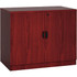 NORSTAR OFFICE PRODUCTS INC. N113-M Boss Office Products 31inW Storage Cabinet, Mahogany
