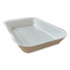 LAGASSE, INC. 2DWH GEN Meat Trays, #2D, 1-1/4inH x 8-9/16inW x 6-1/8inD, White, Pack Of 500 Trays