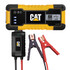 The CAT 1,200-Peak Amp Li-Ion Jump Starter is ideal to keep in your car. It can jump-start most vehicles on the road with detachable smart jumper cables. They can also rapidly charge your compatible smartphones and electronics.  Delivers 1,200 amps peak, enough to jump-start most vehicles including V8 cars and trucks.  Works as a power bank with 1 USB Type-A port and 1 quick-charging USB Type-C port (total 3.1 amps).  Easy-to-use, detachable smart cables.  Reverse polarity alarm alerts when there is an improper connection to battery.  Ultra bright LED helps illuminate work in dark areas.  Has a 3-bar battery display to show status.  Includes 2-amp AC adapter, 5-volt 2-amp DC adapter, USB-A to USB-A charging cable and smart jumper cables.  Backed by the manufacturers 1-year limited warranty.  ETL/Intertek listed.