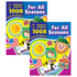 Keep stickers on hand with Teacher Created Resources Sticker Books. These stickers are bound into books so you have them when needed for school assignments, rewards and more.  Acid-free and lignin-free.  Bound into a convenient book for easy storage.  For All Seasons theme.