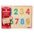 This 10-piece peg puzzle is a fun way to help kids learn number concepts from zero through nine. Each piece has a numeral on top and a matching colorful picture underneath to promote number recognition and counting skills. The puzzle also encourages fine motor skills, visual perception, and hand-eye coordination.  Match numbers with pictures as you assemble the puzzle  10-piece puzzle  Easy-grasp pegs for practicing fine motor skills  Promotes number recognition, counting, and early math skills  Makes a great gift for toddlers and preschoolers, ages 2 to 5, for hands-on, screen-free play