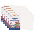 EDUCATORS RESOURCE PAC9207-5 Prang Construction Paper, Medium Weight, 12in x 18in, White, 50 Sheets Per Pack, Set Of 5 Packs
