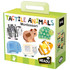 Help kids make their first discoveries with animals with the Headu Tactile Montessori Puzzles. These 6 animal puzzles and 6 touch cards help teach sensory perception and store in a small cotton bag.  Comes with 6 large 2-piece puzzles with tactile textures.  Enhance sensory perception by searching for tactile cards, each of which corresponds to a different animal.  Includes a small bag made of organic cotton.