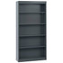 EDSAL SANDUSKY CORP BA40361272-02 Sandusky 72inH 5-Shelf Welded Steel Bookcase, Charcoal
