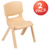 Add comfortable seating for all of your students with these Flash Furniture Plastic Stackable School Chairs With 12in Seat Height. Chairs boast contoured seats for ample comfort during the day. Stack chairs together for additional floor space when needed.  Overall Dimensions: 22inH x 13-1/4inW x 15inD.  Weight capacity tested to support 176 lb.  Made from durable plastic.  Contoured polypropylene shell.  Chairs can stack up to 10 high for storage.  Recommended for preschool to kindergarten ages.  Save time - no assembly required.